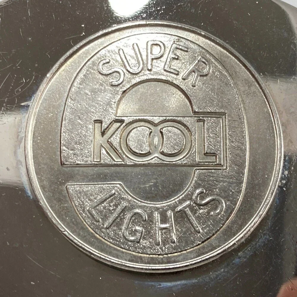 Vintage‎ Belt Buckle KOOL Super Cool Lights Menthol Cigarette Advertising